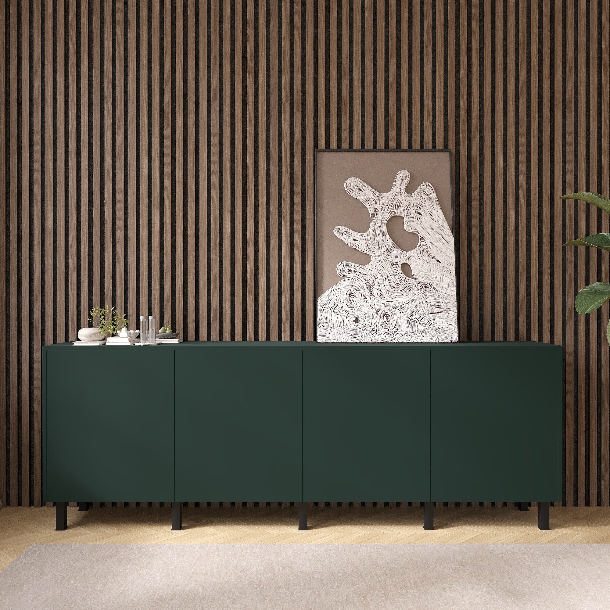 Artego Design Soft Pro Ayaya 243 cm Dressoir Groen
