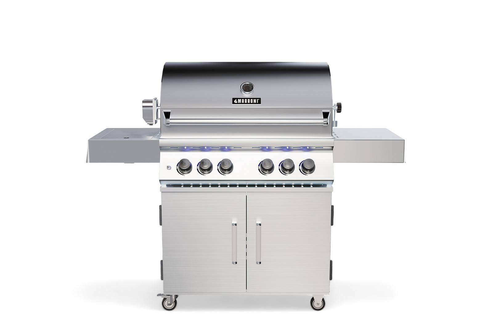 Grill ogrodowy gazowy PRO 4-palnikowy STROMBOLI 160x62/56 Marroni Grills