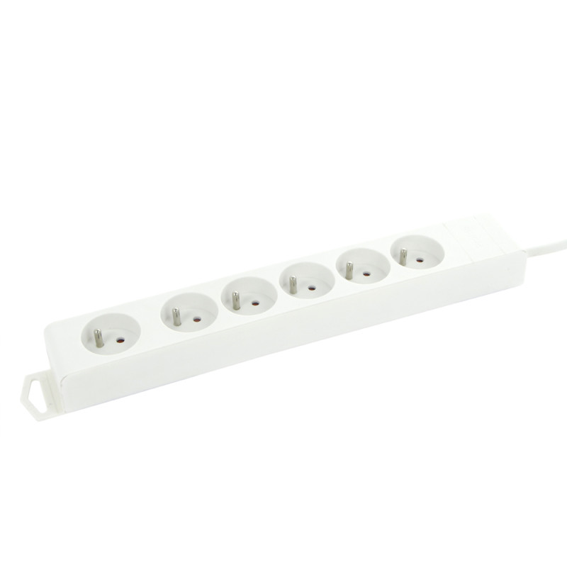 Multiprise 6 prises blanc 5 m PROFILE