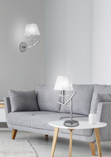 Lampa 1x40w VALENCIA e14 chrom h-45