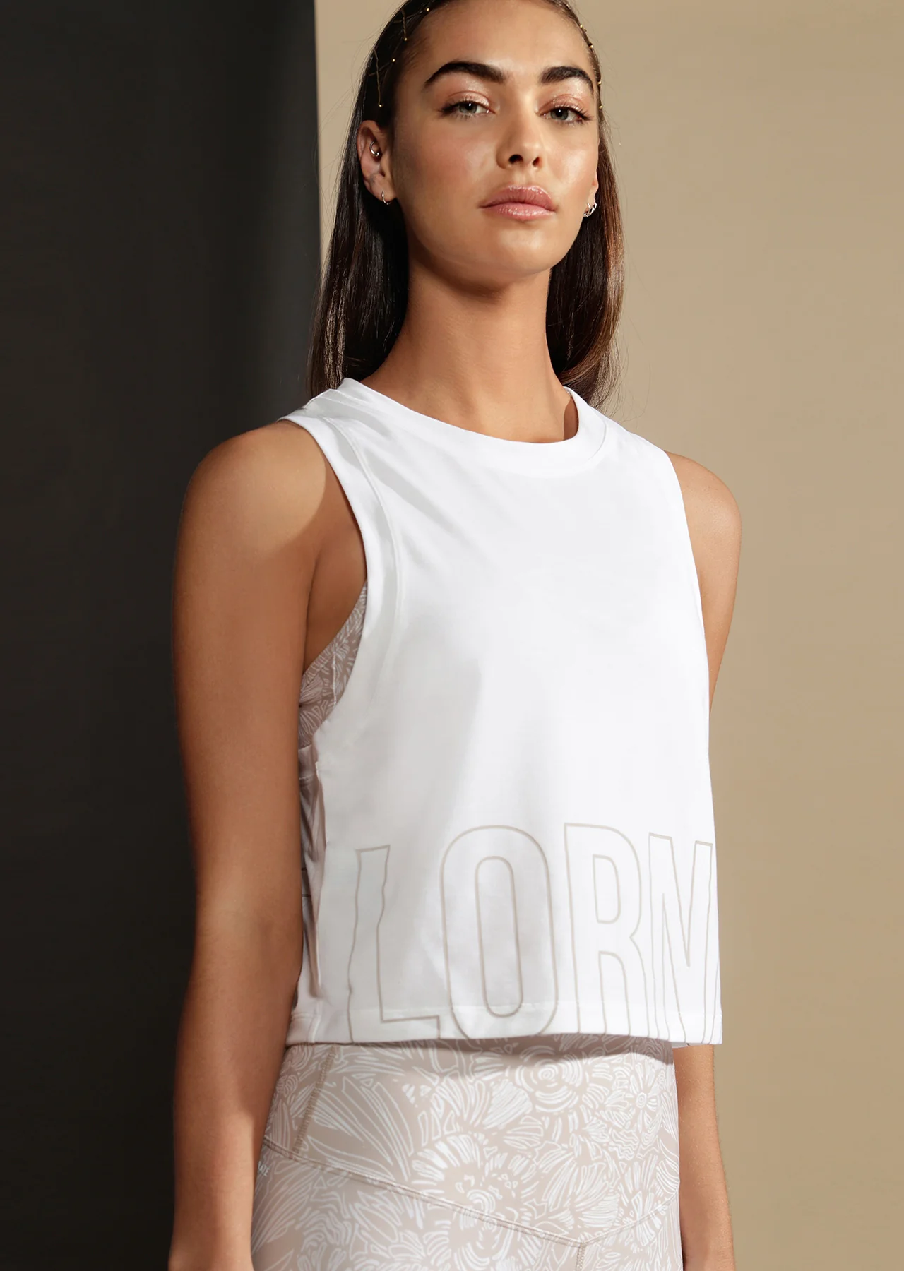 Downtown Cropped Active Tank