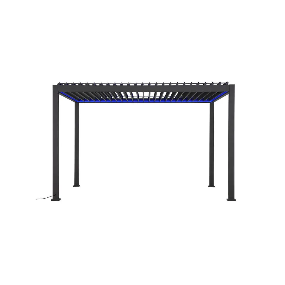 Mirador Deluxe overkapping elektrisch met LED 300 x 400 antraciet