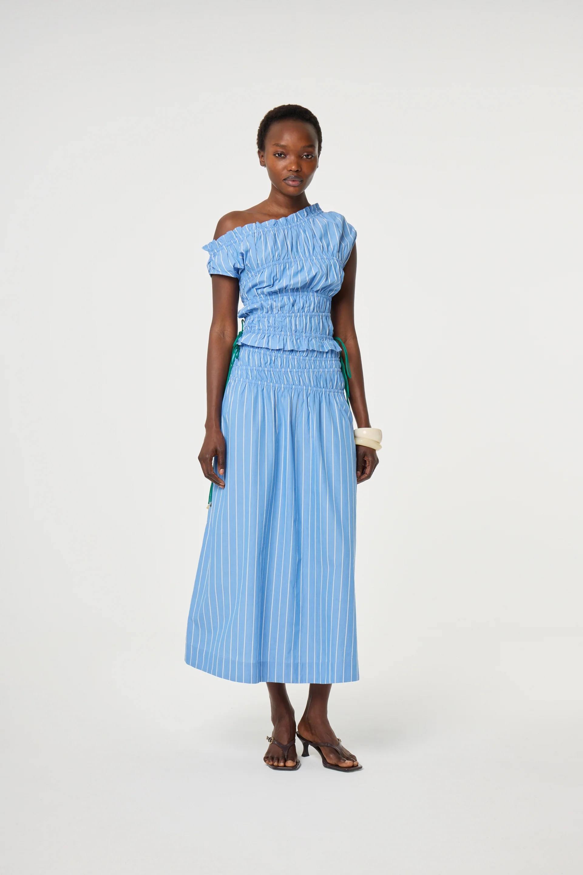 Yoko Skirt | Marina Blue/Cosy White