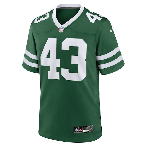 Cam Jones New York Jets Nike Team Game Jersey - Legacy Green