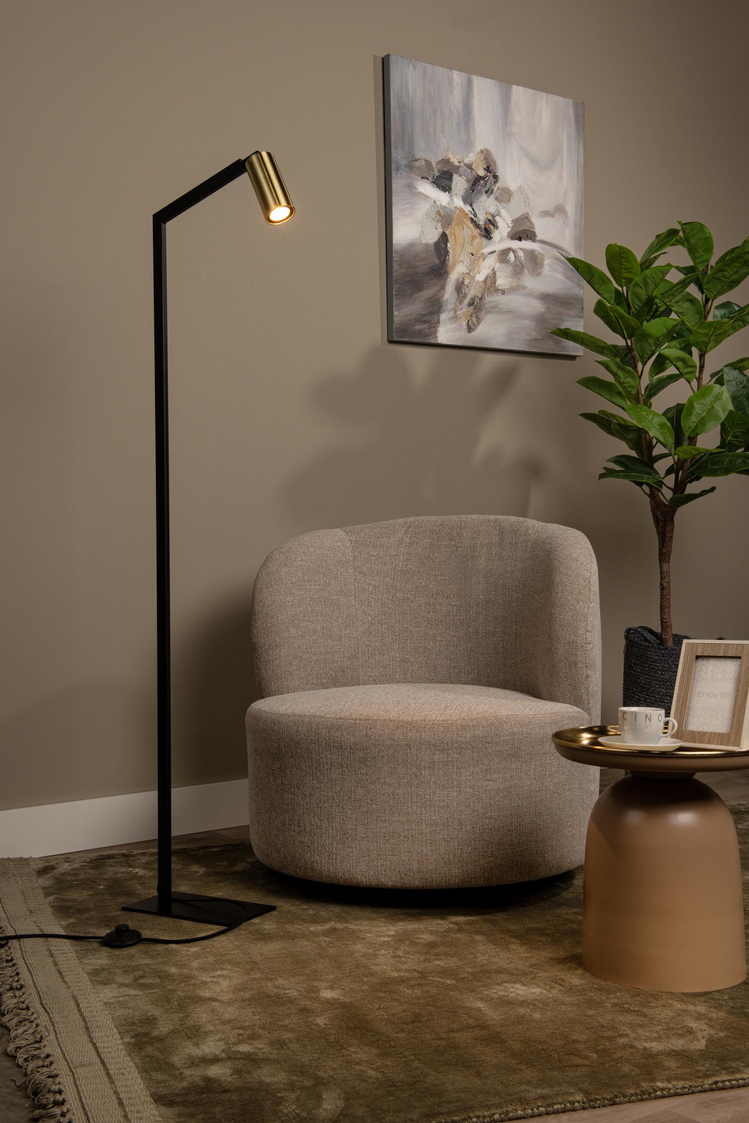Lucide leeslamp SYBIL - 1xGU10 - Zwart