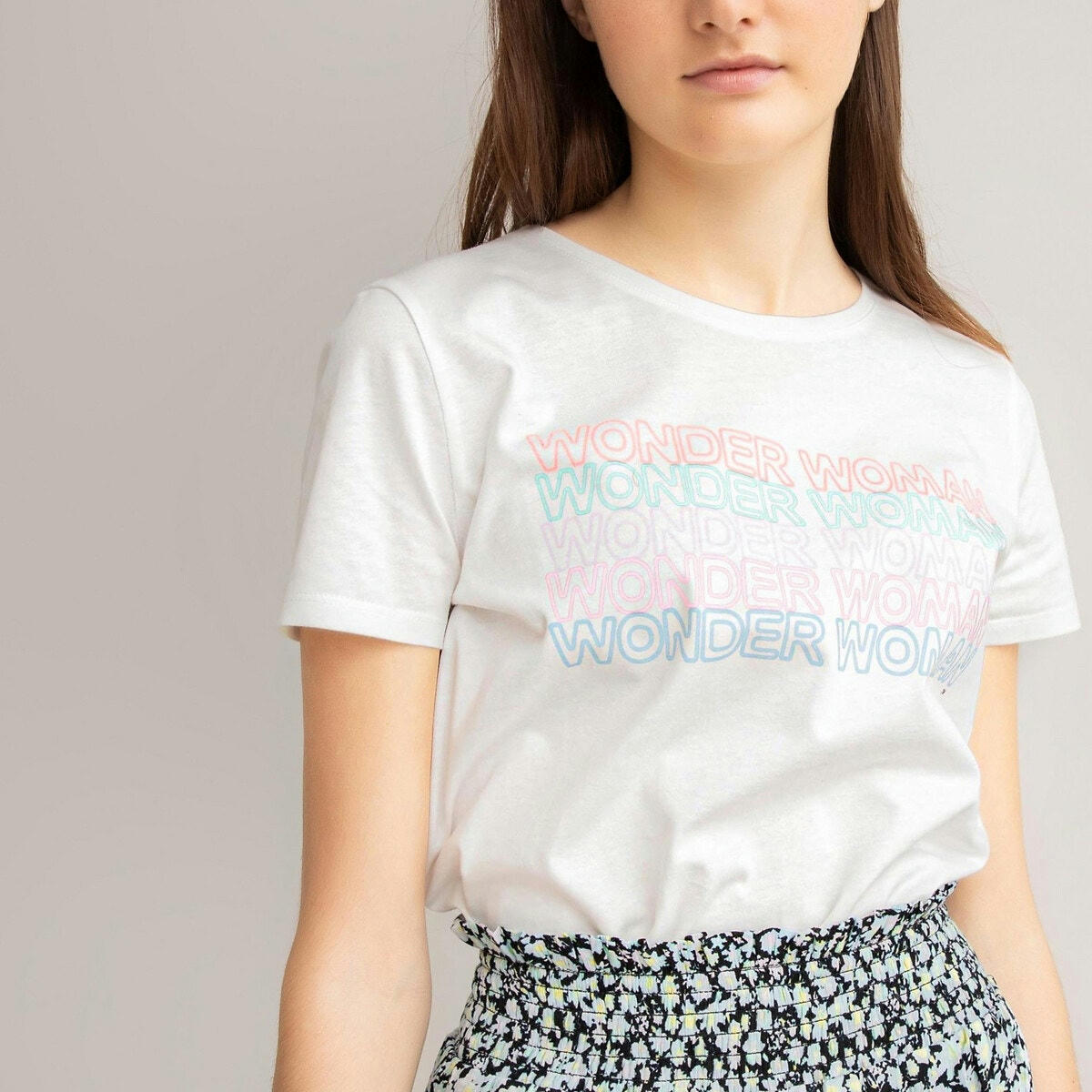 Crop-top, manches courtes coton bio 10-18 ans