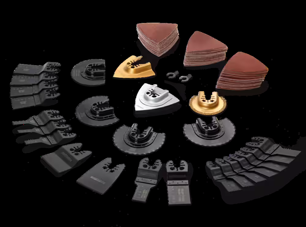Mastercraft Oscillating Multi-Tool Universal Accessory Set For Cutting & Sanding, 100-pc