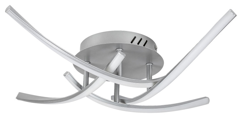 Lampa sufitowa Tatjana srebrno-biała LED 1x30W 4000K 1950lm Rabalux