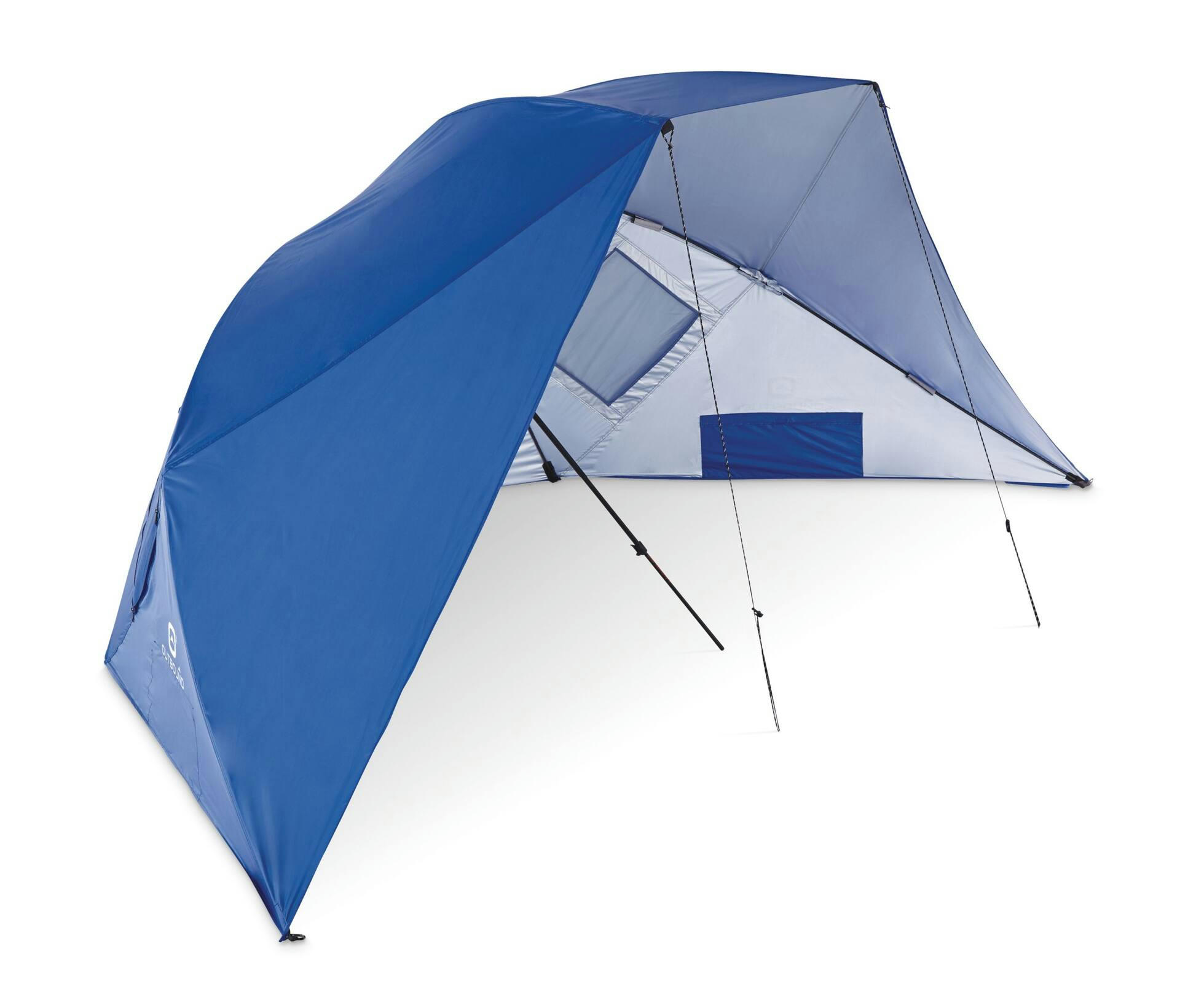 Outbound Beach Umbrella Shade, Portable Pop-Up Sun Shelter Tent w/ UV Protection, 2-Person