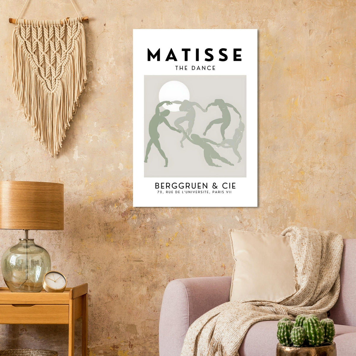 Artfulprints Poster Matisse - The dance  - 70x100 cm - Grijs