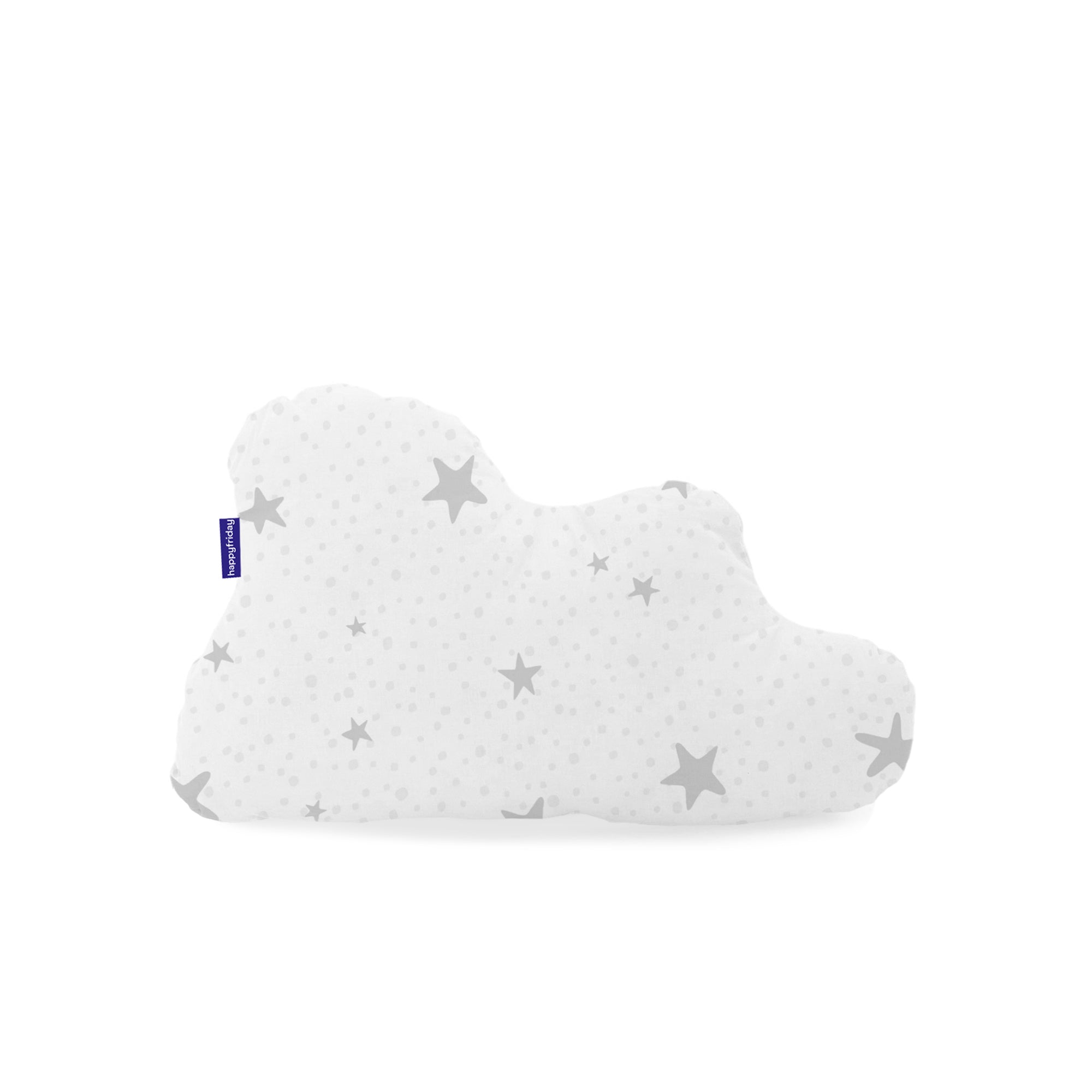 Little star Kussen 60x40 cm Grijs Basic Kids, Grijs, 100% katoen, de k