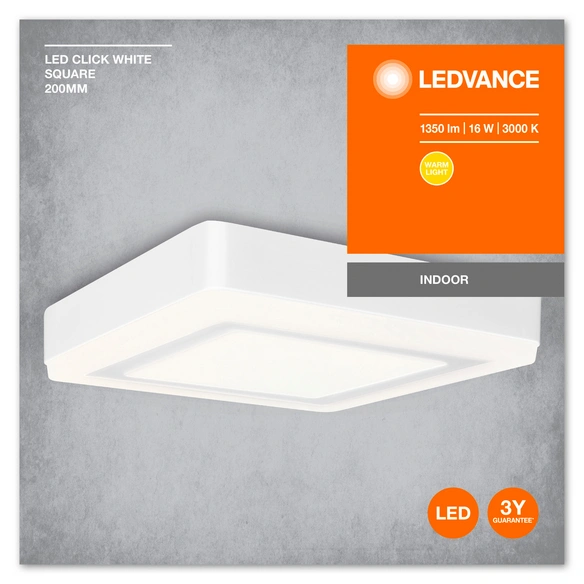 Wand-/Deckenleuchte »LED CLICK White«, LED, inkl. Leuchtmittel, 3000 K
