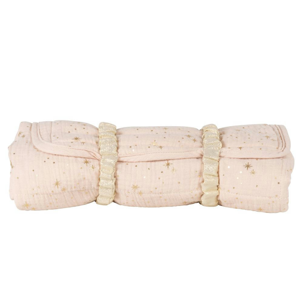 OIA - Matelas à langer bébé de voyage imprimé beige