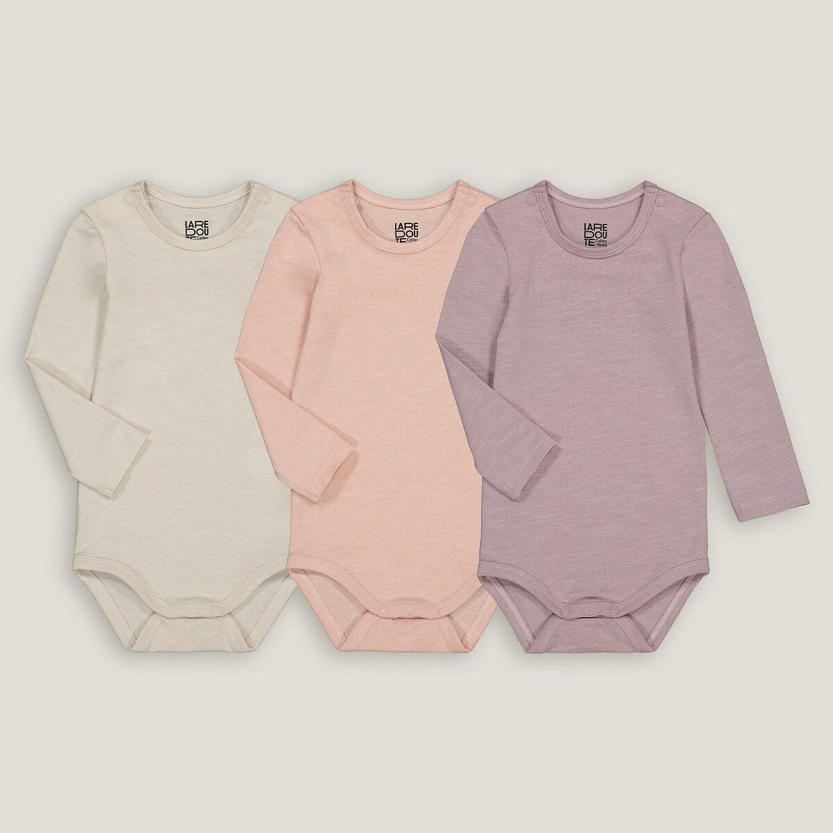 Lot de 3 bodies manches longues