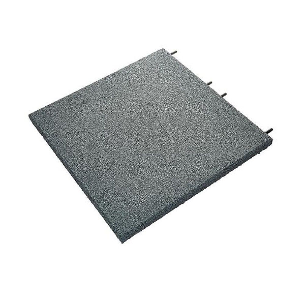 GUMMIFLISER RIAS UNISOFT GRÅ 500X500X30MM