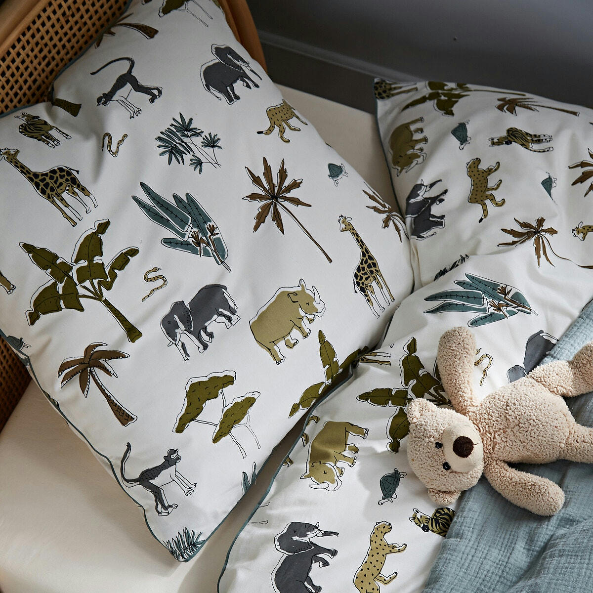 Housse de couette, 30% coton recyclé, Papangue