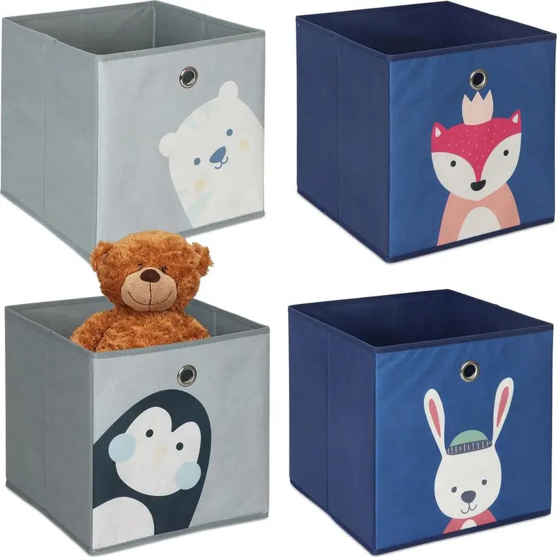 Aufbewahrungsbox 4er-Set Kreativ