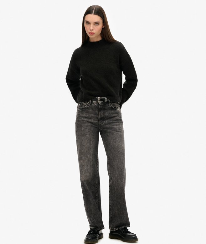 Vintage Essential Mock Neck Jumper