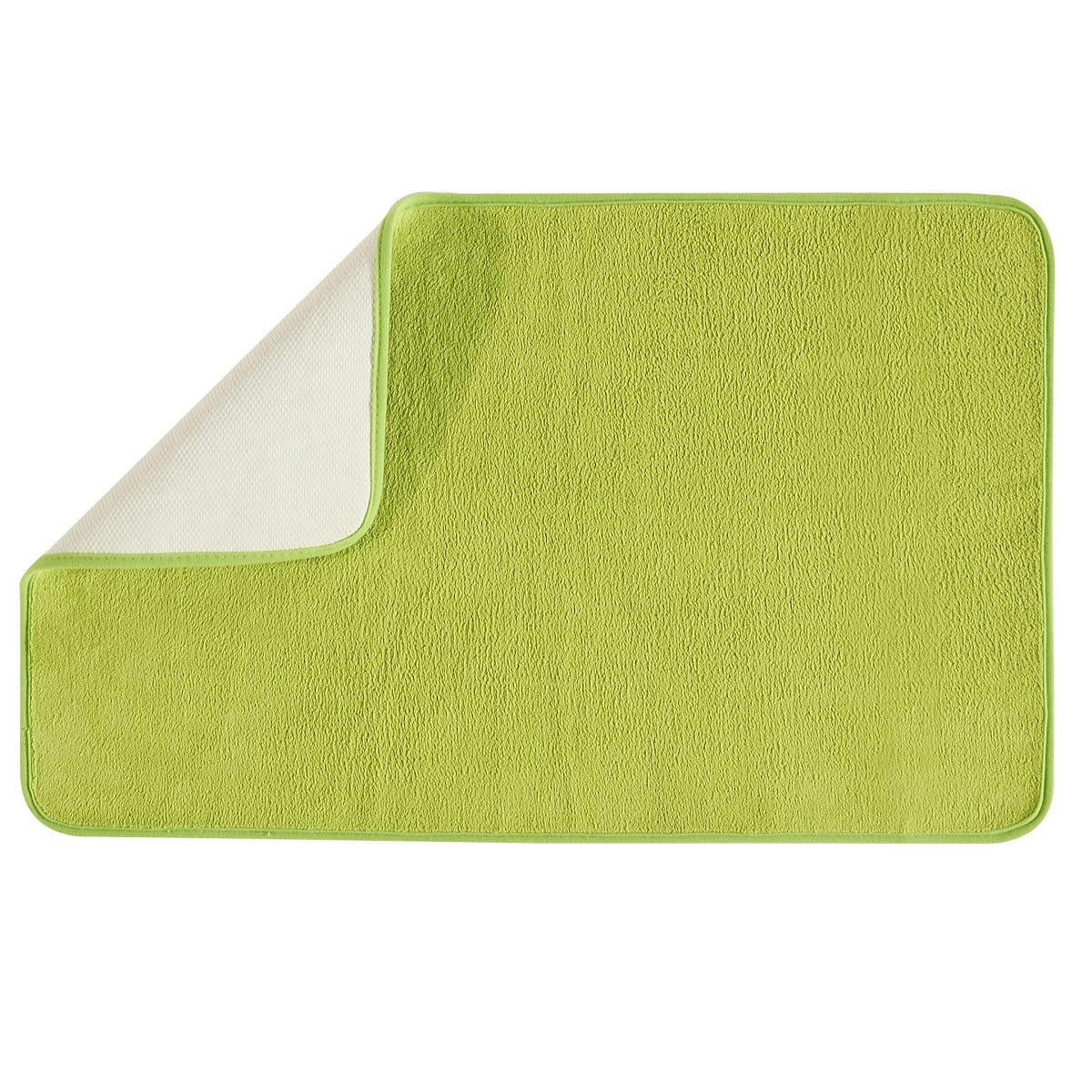 POEME - Tapis de bain en polyester uni anis 50x80cm
