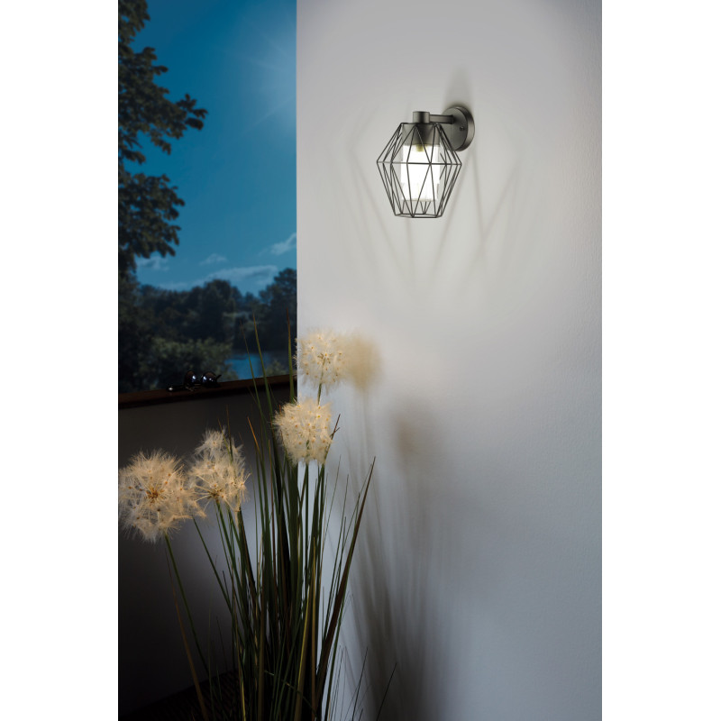 Applique extérieure Canove noire E27 60 W EGLO