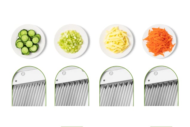 NNEKGE Safe Slice Mandoline Slicer