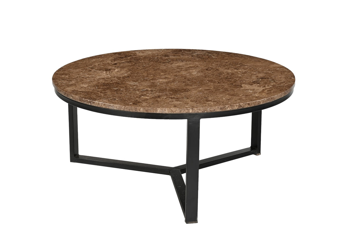 Livingfurn salontafel Emperador - 80cm - marmer