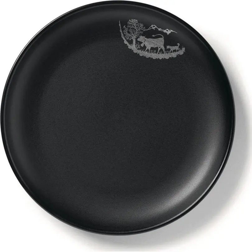 Fondueteller 6er-Set Alpaufzug