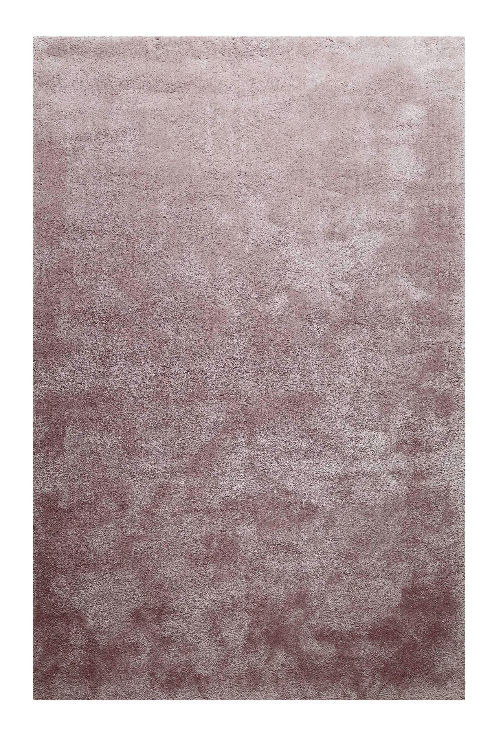PISA - Tapis en microfibre dense rose antique 130x190 cm
