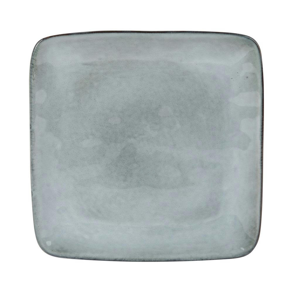 NAGOYA - Assiette à dessert en faïence grise