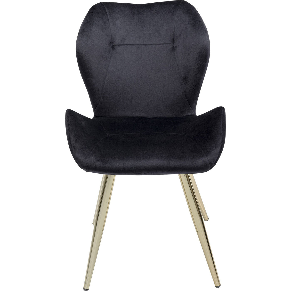 Kare Design Stoel Viva fluweel zwart