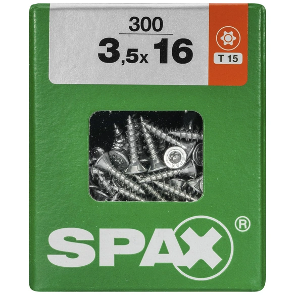 Universalschraube, 3,5 mm, Stahl, 300 Stk., TRX 3,5x16 L