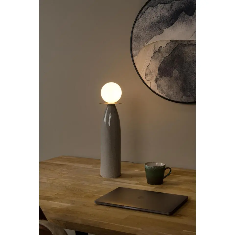 Lucide FIGARO Tafellamp - Grijs
