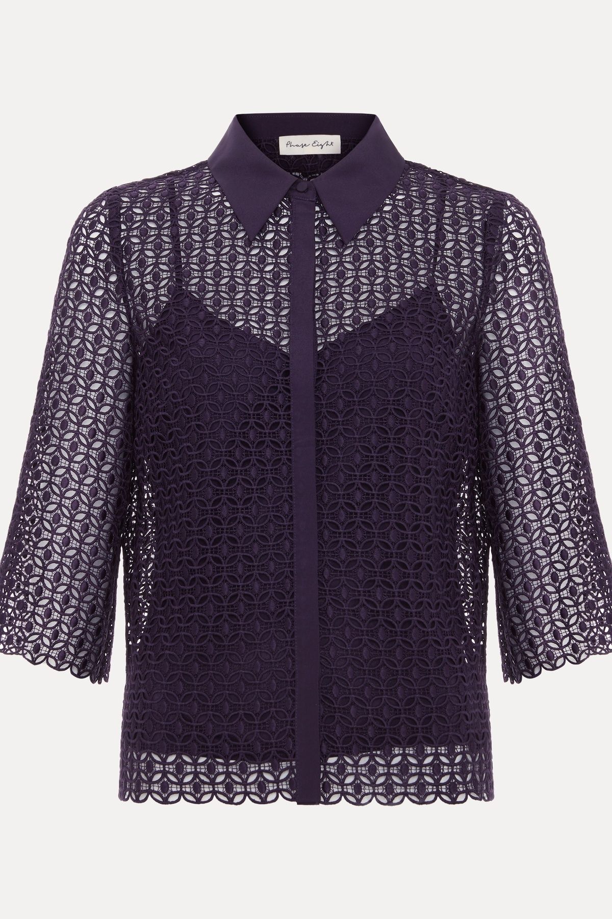 Phase Eight Romilly Geo Lace Shirt