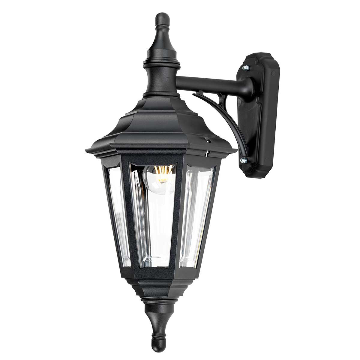 Kinkiet zewnętrznyczarny Kinsale 1xE27x60W IP44 Elstead