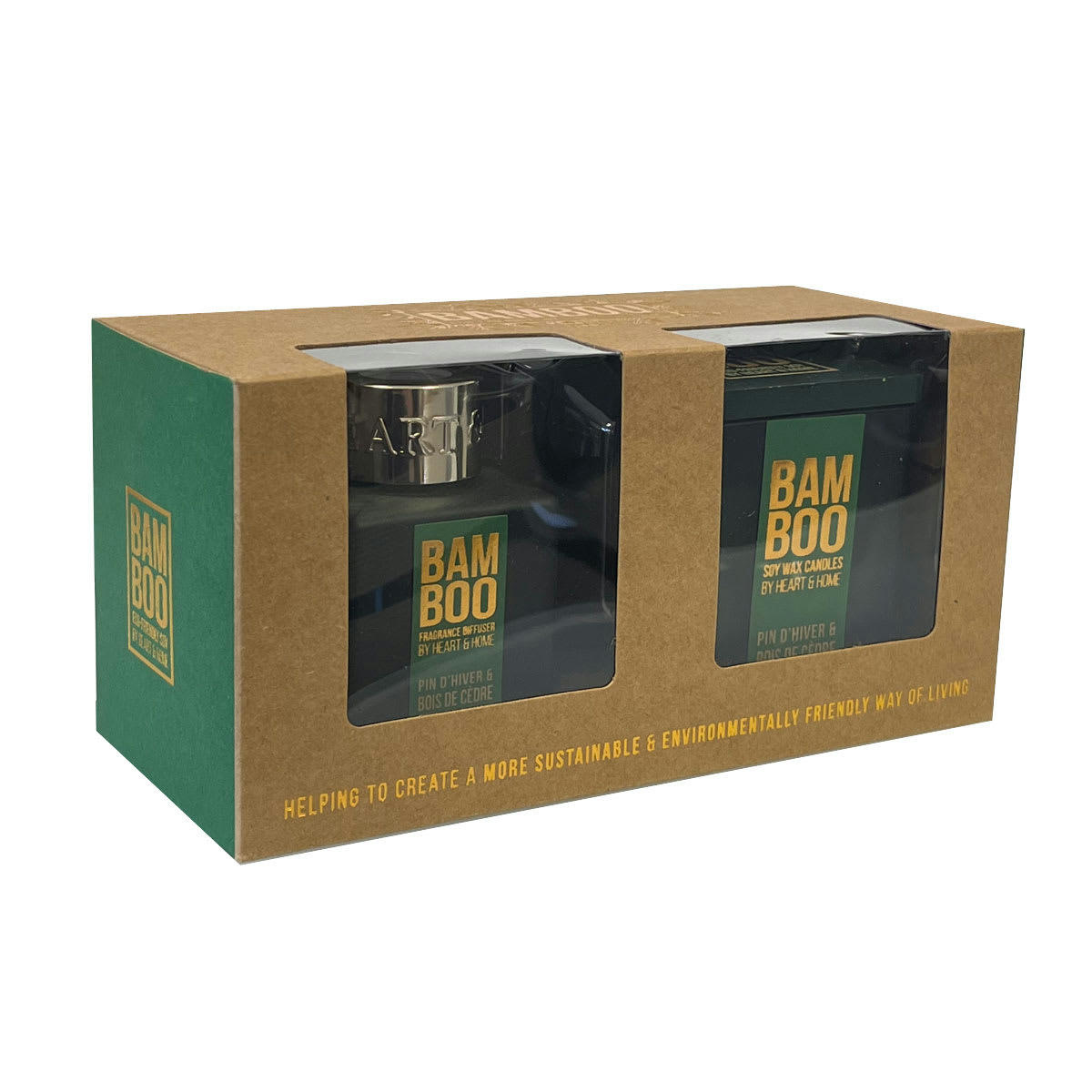 - Coffret cadeau une bougie et un diffuseur à bâtons