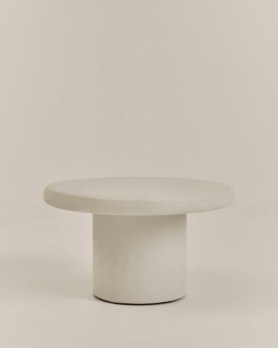 REBOZUELO BY MARLOT BAUS - Table d’appoint du microciment en couleur blanc 30 cm