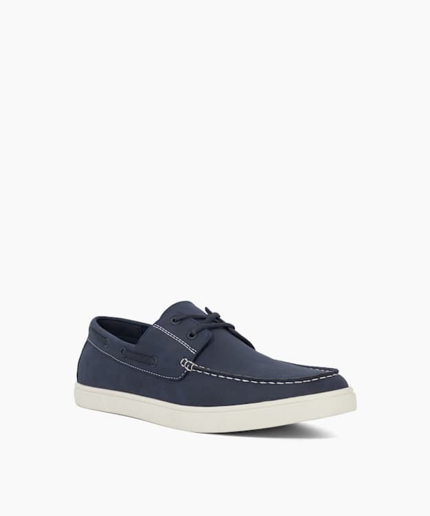 Blizard Navy - Lace-Up Boat Shoes