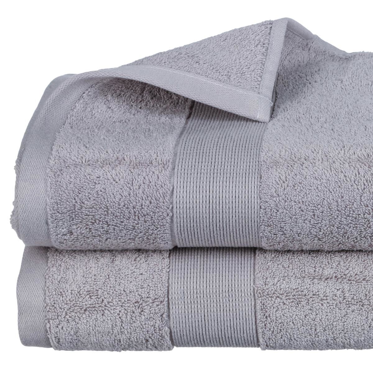 Bath sheet "Essential", cotton Cotton, Taupe Gray, 100x150 cm, 400 g/m&sup2;