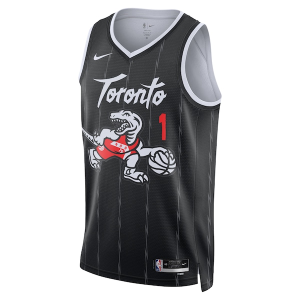 Gradey Dick Toronto Raptors Nike Unisex 2025/26 Swingman Jersey - Black - City Edition