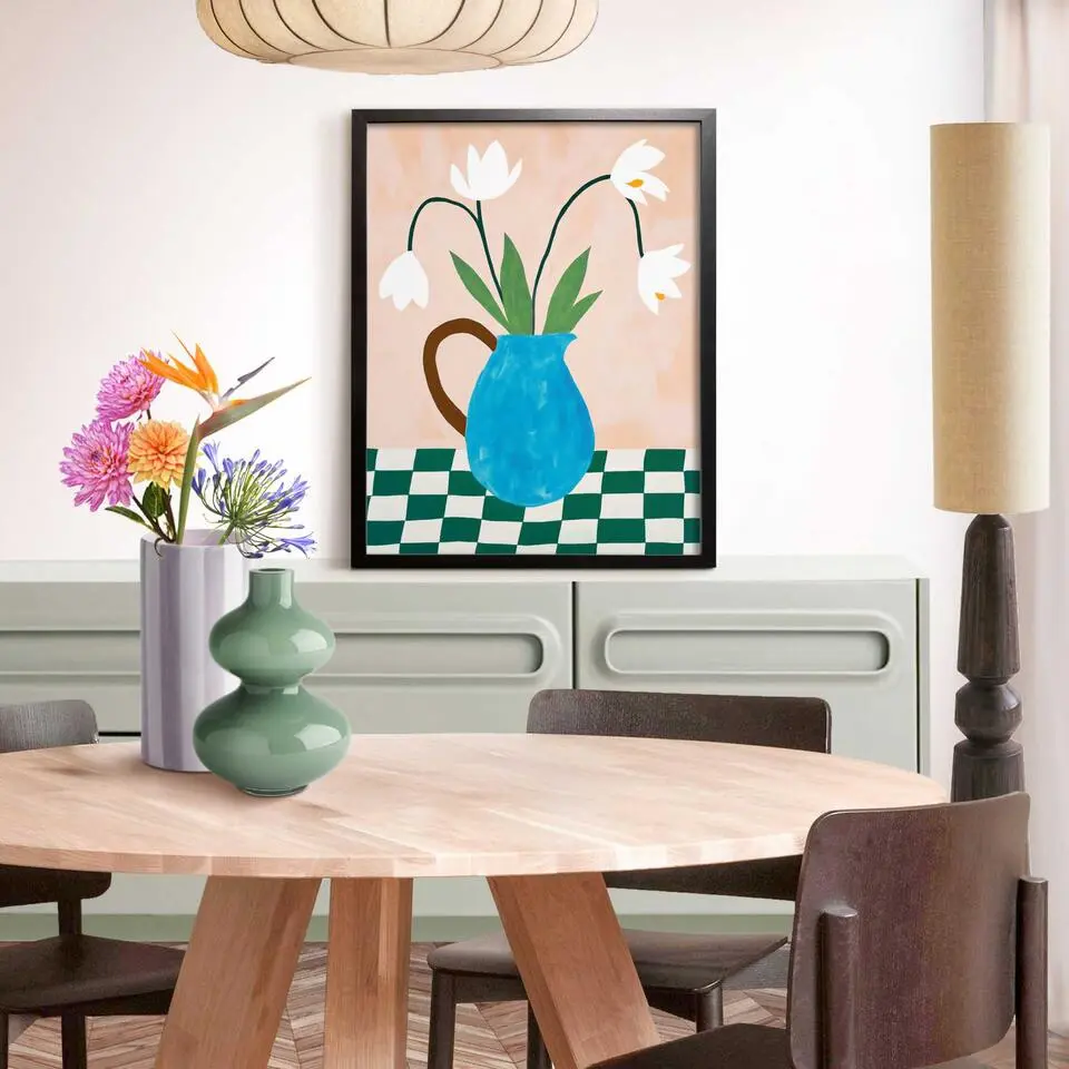 Wissellijst hout Poster 40x50 zwart - 40 x 50 - Zwart