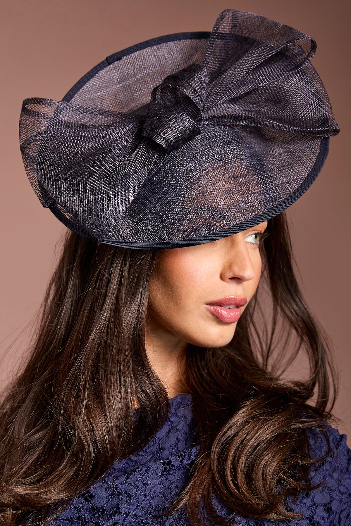 Coast Navy Bow Detail Fascinator