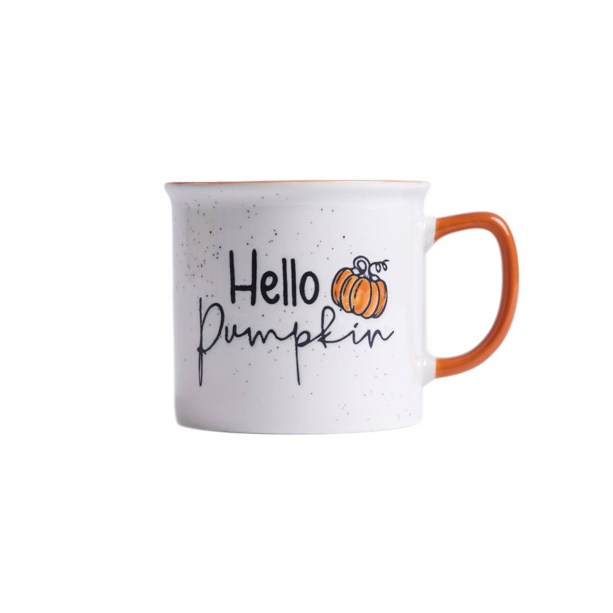 Kubek PALLI hello pumpkin z pomarańczowym uchem 0,4 l HOMLA