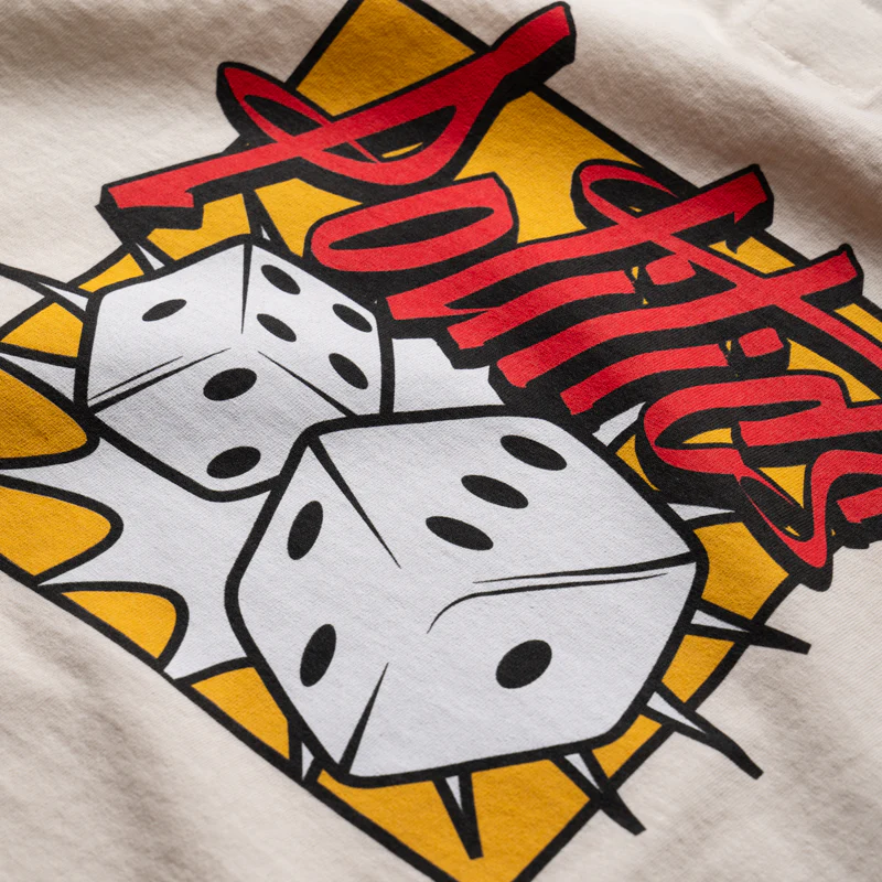 Politics Roll Tee - Creme