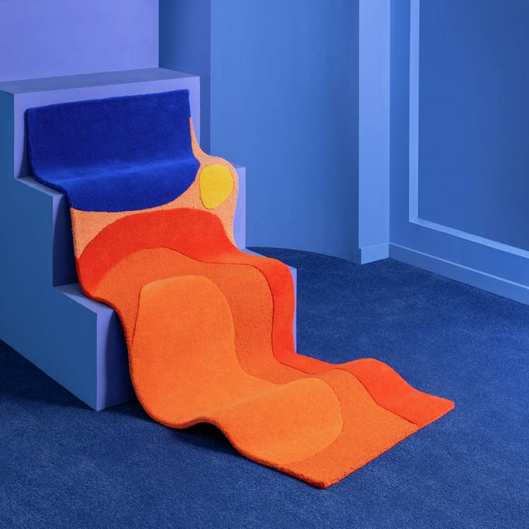 Habitat 60 Ripple Runner by Simone Brewster - 66x200cm