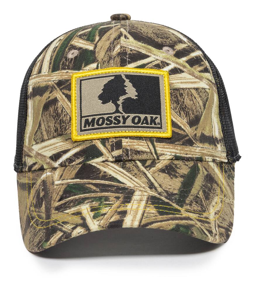 Mossy Oak Hunting Baseball CaP with Adjustable Closure, Mossy Oak Shadowgrass Blades