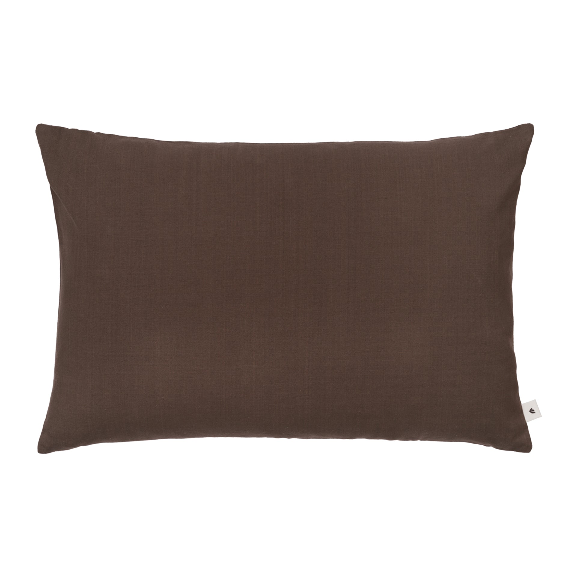 Ferm Living Sen Kussenhoes - Rechthoekig - Dark Chocolate