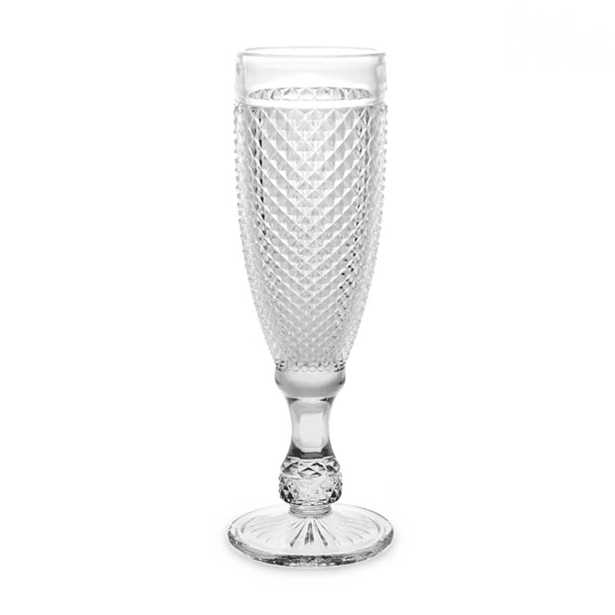 Copo de champanhe DIAMOND em vidro 18cl