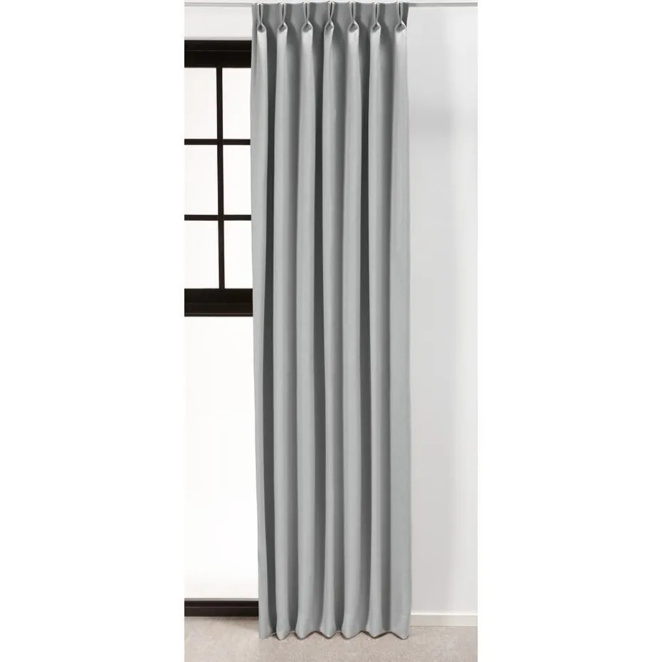 Kwantum Vouwgordijnen | Gordijnen | Gordijn Mila  LichtGrijs