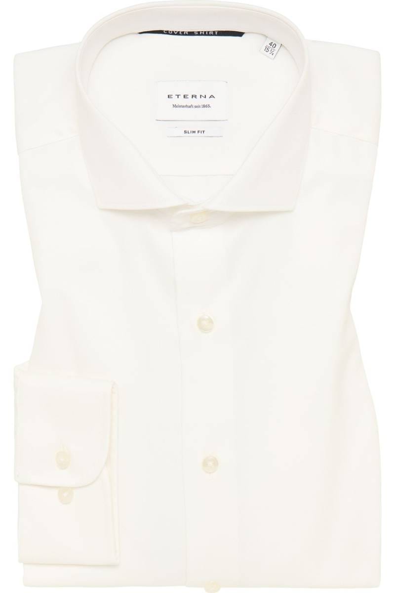 ETERNA Cover Shirt Slim Fit Hemd champagner, Einfarbig (extra langer Arm)