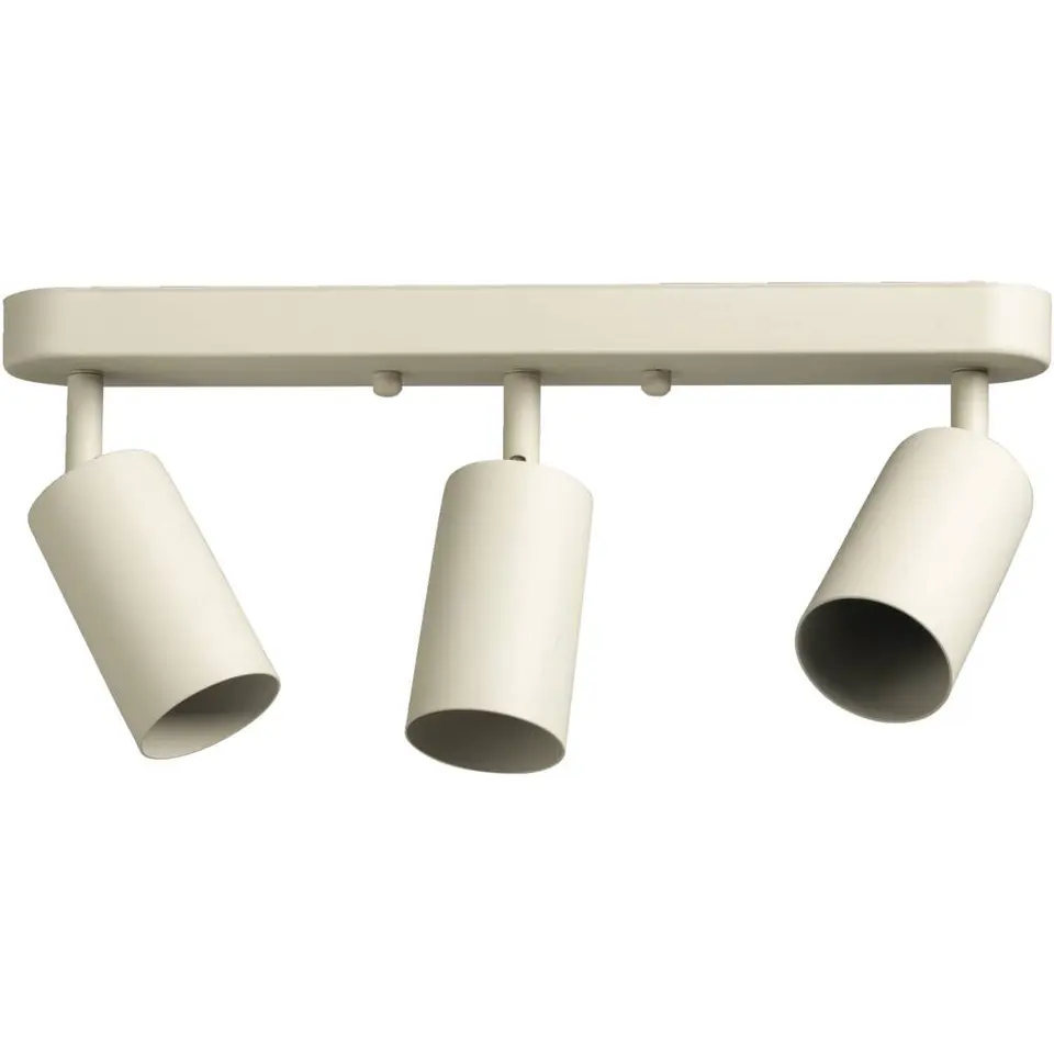 3-spot Basic - beige - 10x&Oslash;38 cm